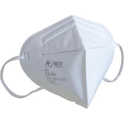 10x FFP2 NR Maschera di protezione respiratoria con oltre il 94% di efficienza di filtrazione delle particelle - 5 strati, traspirante, clip per il