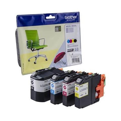 LC-229XL Cartuccia Ink Originale Nera / Ciano / Magenta / Giallo per MFC-J5320DW Capacità 6000 Pagine