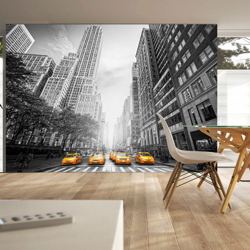 Fotomurale New York yellow taxis cm 250x175 Artgeist características