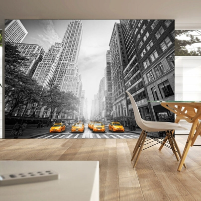 Fotomurale New York yellow taxis cm 250x175 Artgeist