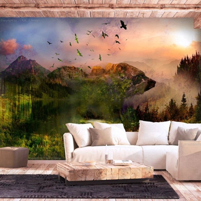Fotomurale Bear in the Mountain cm 250x175 Artgeist