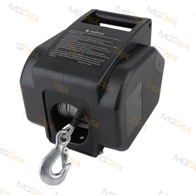 Verricello elettrico paranco barca argano a motore con telecomando 12V fino a 2267kg - WILTEC