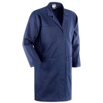 Camice da lavoro, 100% in cotone sanforizzato, 270 gr, colore blu, taglia 48 (Taglia 48 - Blu) - GREENBAY
