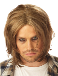 Parrucca bionda uomo grunge en oferta