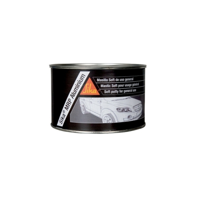 Stucco fine in alluminio per la riparazione della carrozzeria - SIKA MRP Alluminio - Grigio - 2,5kg