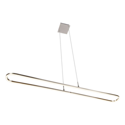 Lampada a sospensione charlie - Moderno - Plastico,Metallo - Acciaio - Oblungo Non sostituibile Max. 1 x 30 Watt - Qazqa en oferta