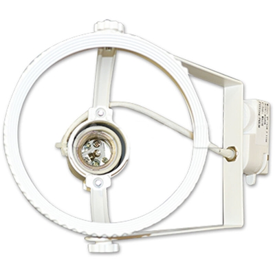 V-tac - Portafaretto Supporto Faro Per Binario Monofase Con Attacco E27 PAR38 Orientabile Spot Colore Bianco SKU-3569