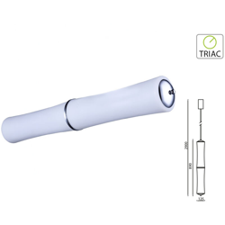 Lampadario LED a Sospensione con Doppio Cilindro Verticale 32W Colore Bianco Satinato 3000K Triac Dimmerabile - V-tac en oferta