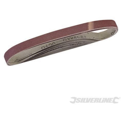 Silverline Nastri abrasivi 13 x 457 mm 5pz 40, 60, 2 x 80, 120G características