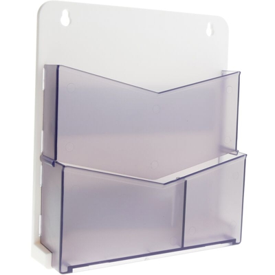 PrimeMatik - Porta depliant magnetica da parete con 3 divisioni di 183x165x42mm