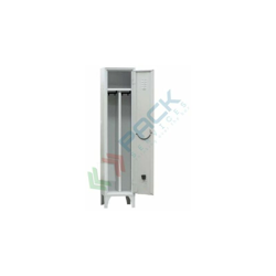 Armadio spogliatoio sporco pulito in metallo, 1 vano, 1 tramezzo, Mis. 400 L x 500 P x 1800 H mm, maniglia in metallo (1 Vano - Mis. 400 L x 500 P x precio