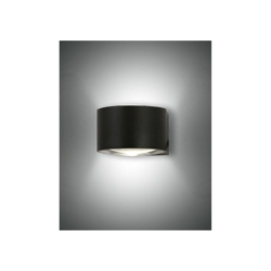Fabas Luce S.p.a. - Lao Applique Nera Biemissione 12w 3000k en oferta