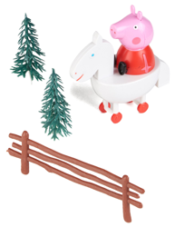 Kit decorazione per torta Peppa Pig™ 9 cm en oferta