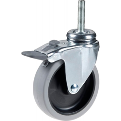 6 Pezzi Ruota Con Perno Freno Df/2/7 Ø80Mm Gomma - CEBORA características