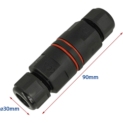 Connettore Giunta Di Connessione Lineare Forma I IP68 Senza Viti Collegamento Veloce 3 Posti Per Cavo Elettrico 6-12mm - LEDLUX en oferta
