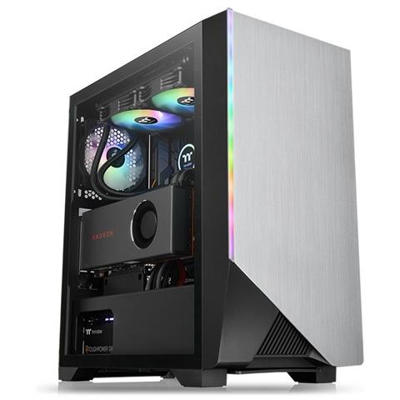 Case H550 TG ARGB Middle Tower ATX / Micro ATX / Mini-ITX 1 Porte USB 3.0 Colore Nero e Grigio (Finestrato)