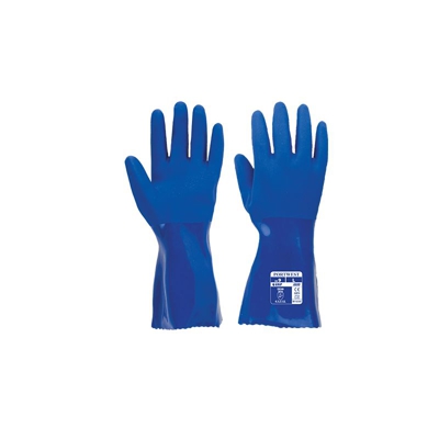 Guanti di protezione armati in pvc finitura sabbia, misura 9 - Portwest