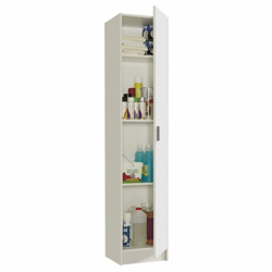 Bricozone - Armadio Bushwick mobile armadietto portascope multiuso salvaspazio bianco 1 anta precio