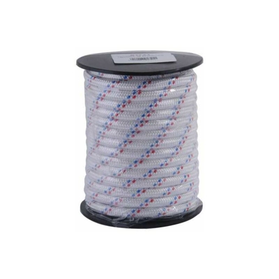 Machieraldo - Treccia Pp mm 12 m 10 Bianca Fili Blu/Rossi