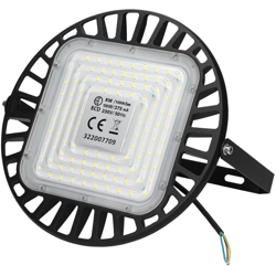 ECD Germany 100W LED Lampada Industriale UFO a LED 100W - bianco freddo 6000K - 10000 lumen - ? 27,5 cm - in alluminio - IP65 impermeabile - Lampa en oferta