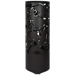 Braciere Cilindrico Birds On Twig Acciaio Nero Ff408 en oferta