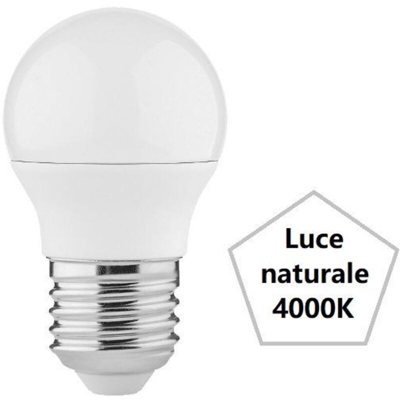 Lampada Led Sfera Eld E27 W 7,5 4000°K - Shot