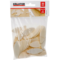 50 Linguette In Legno Biscotti Varie Misure Per Fresatrice Orizzontale Mm 19X55X4 - Krt120105 - VARO precio