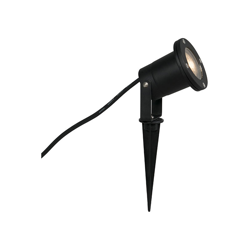 Lampada palo da giardino basic - Moderno - Alluminio,Vetro - Nero - Tondo Max. 1 x Watt - Qazqa precio