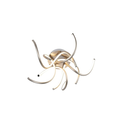 QAZQA Plafoniera Renee - Moderno - Plastico,Metallo - Acciaio - Organico Non sostituibile Max. 1 x 30 Watt