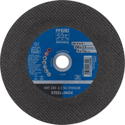 Sg Steelox 61328422 Disco di taglio dritto 230 mm 22.23 mm 25 pz. - Pferd precio