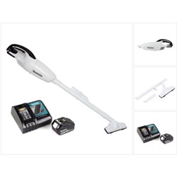 Makita DCL 180 RG1 W Aspirapolvere a batteria bianco 18V + 1x Batteria 6,0 Ah + Caricatore DC 18 RC precio