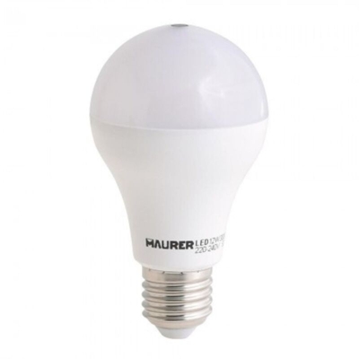Lampada Led Maurer Con Sensore Crepuscolare E27 12W 1100L Luce Calda