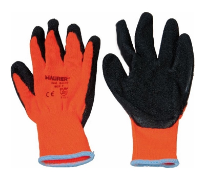 12 Paia Guanti Lavoro Acrilico 'Winter' 10' Maurer Palmo Lattice