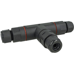 Connettore Giunta Di Connessione Forma T IP68 Senza Viti Collegamento Veloce 3 Posti Per Cavo Elettrico 6-12mm - LEDLUX en oferta