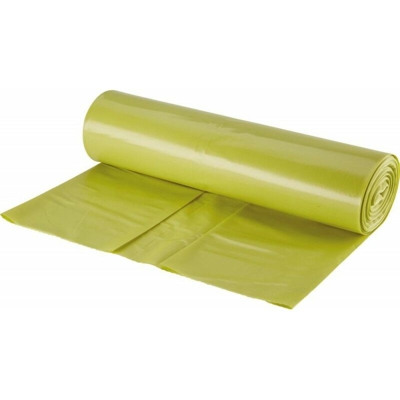 Sacco Della Spazzatura 120L Gialla Ca. 68 Micron 15 Unità (10) - NO NAME