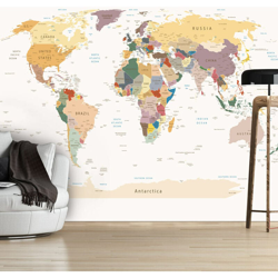Fotomurale Mappa del mondo cm 250x175 Artgeist características