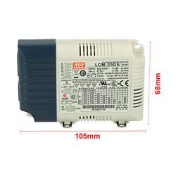Led Driver CC LCM-25DA Dimmerabile DALI Pulsante N.O. Corrente Costante Selezionabile 350/500/600/700/900/1050mA - Meanwell características