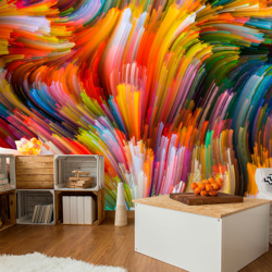 Fotomurale Rainbow Waves cm 250x175 Artgeist precio