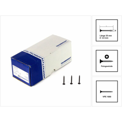 GF3535TD Viti per cartongesso 3,5 x 35 PH2 Filettatura fine - 1000 pezzi - Technofast en oferta