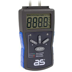 AS – Schwabe Misuratore di umidità per legno e materiali da costruzione, ideale per parete Plus soffitto per calcestruzzo, massetto, 1 pezzo, blu, da precio