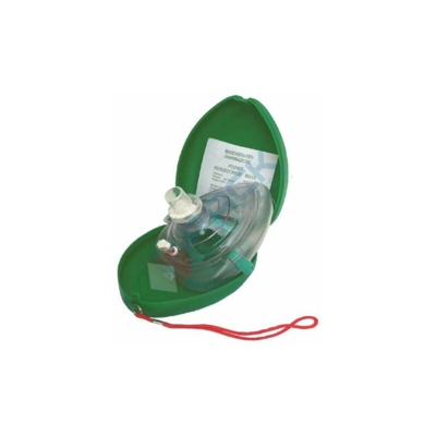 Pack Services - Maschera con bordo pneumatico per la rianimazione bocca a bocca, fornita di custodia in polipropilene