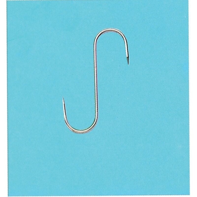 6 PL Di PL GANCI INOX X MACELLAI MM.100X4 (PZ.5) - - SENZA MARCA/GENERICO -