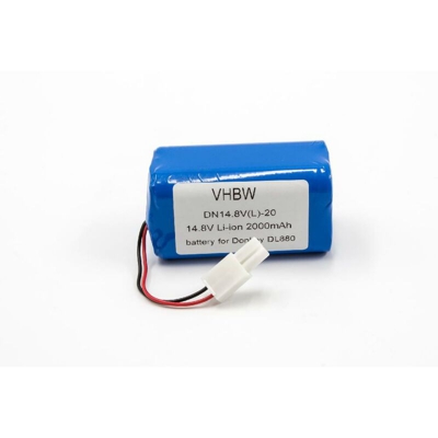 vhbw Li-Ion batteria 2000mAh (14.8V) per home cleaner robot lavapavimenti Donkey DL-880, DL880