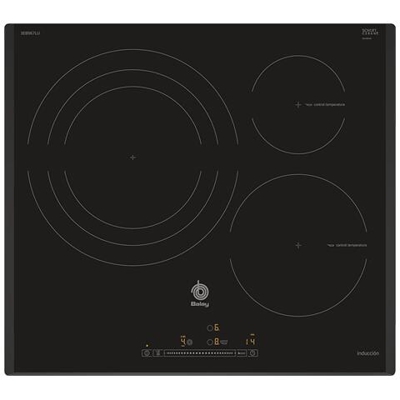 Piano Cottura 3EB967LU a Induzione 3 Zone Cottura da 59,2 cm Colore Nero