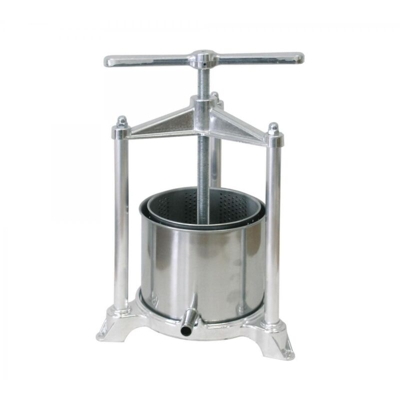 Torchietto Torchio Premitutto Pressa Acciaio Inox Alluminio Liquore 18590V 5 Lt - Acciaio Inox E Alluminio (21178) - MARCA