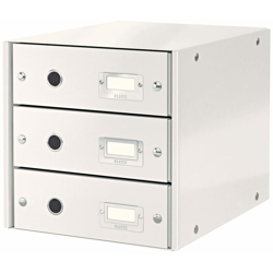 Schedario WOW Bianco con 3 Cassetti - Leitz precio