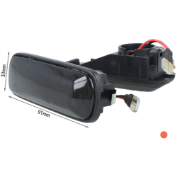 Kit Freccia Laterale a Led Side Marker Dinamica Lente Fume Honda Civic Ballade Hatchback Sedan 1995-1999 - CARALL características