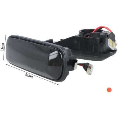 Kit Freccia Laterale a Led Side Marker Dinamica Lente Fume Honda Civic Ballade Hatchback Sedan 1995-1999 - CARALL