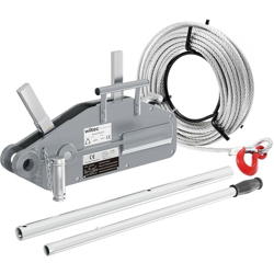 Paranco a fune max 1600kg fune 20m Ø11mm per sollevamento spostamento carichi - WILTEC precio