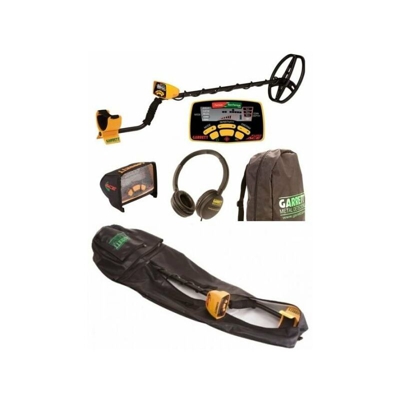 Metal detector garrett euro ace + zaino + cuffia + copridisplay + borsa trasp.